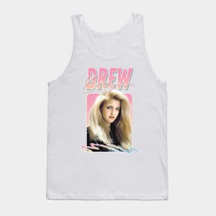 Drew Barrymore / 90s Retro Graphic Design Tank Top